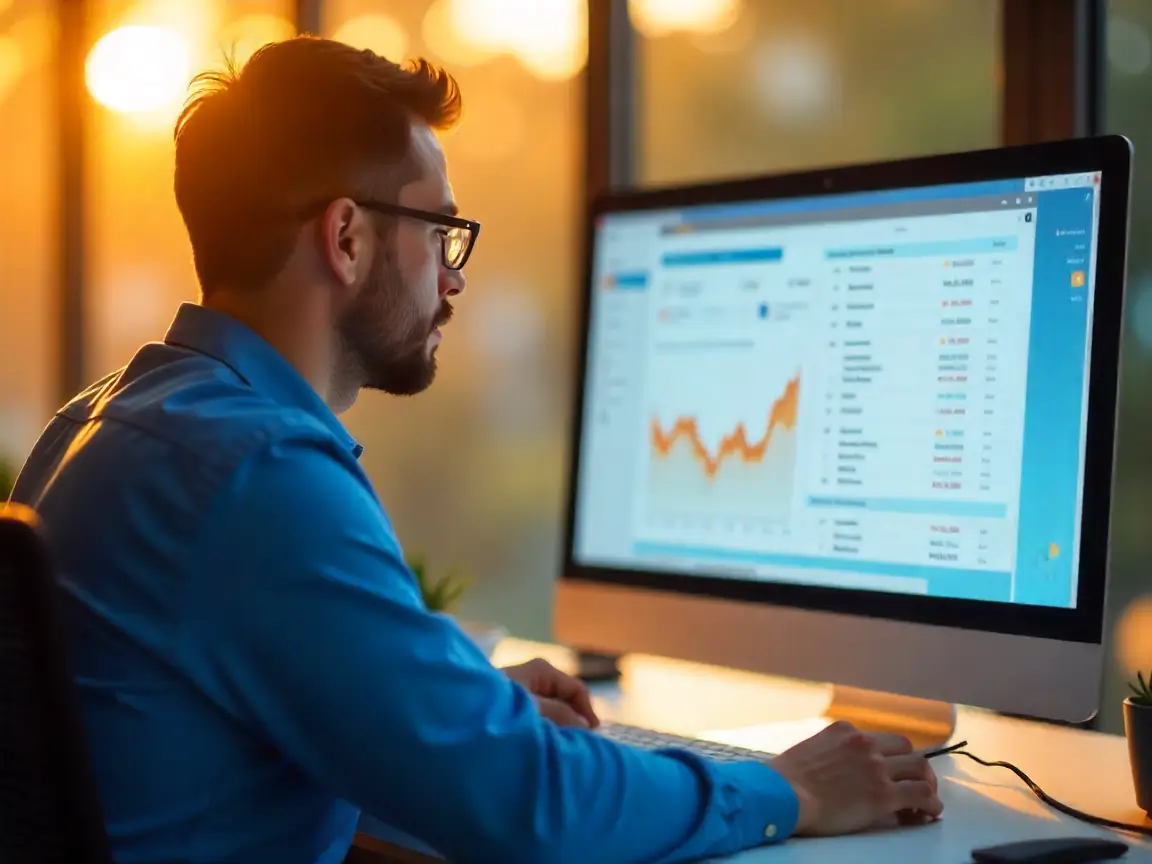 tela de um sistema ERP conectado ao site com dados sendo sincronizados tela de um sistema ERP conectado ao site com dados sendo sincronizados